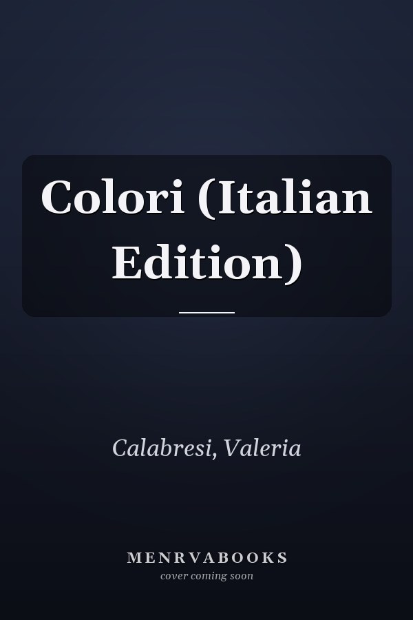 Colori (Italian Edition)