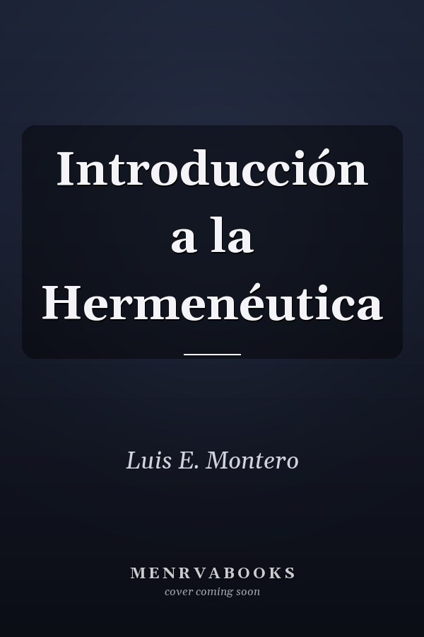 Introducción a la Hermenéutica