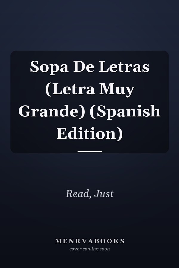 Sopa De Letras (Letra Muy Grande) (Spanish Edition)