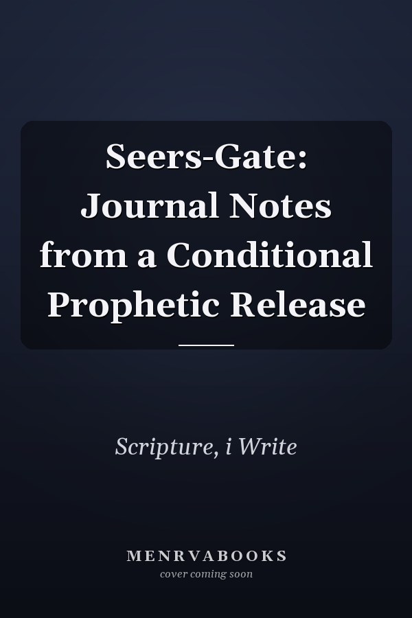 Seers-Gate: Journal Notes from a Conditional Prophetic Release