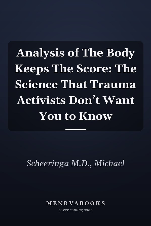 Analysis of The Body Keeps The Score: The Science That Trauma Activists Don’t Want You to Know