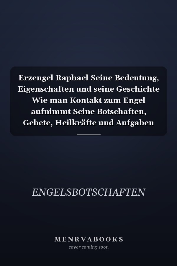 Erzengel Raphael Seine Bedeutung, Eigenschaften und seine Geschichte Wie man Kontakt zum Engel aufnimmt Seine Botschaften, Gebete, Heilkräfte und Aufgaben (German Edition)