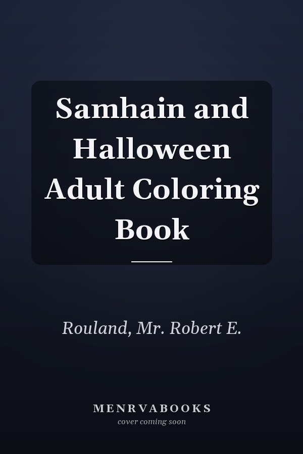 Samhain and Halloween Adult Coloring Book