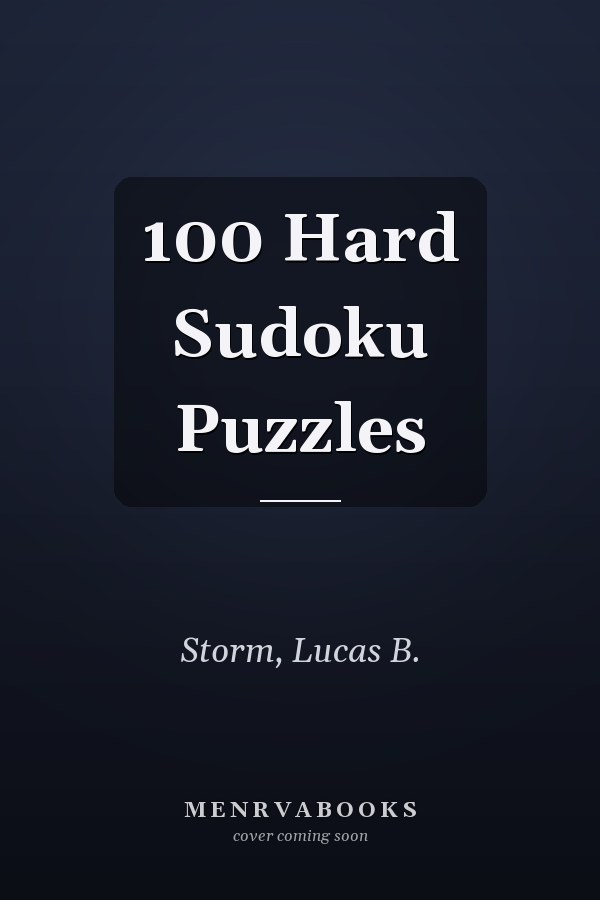 100 Hard Sudoku Puzzles