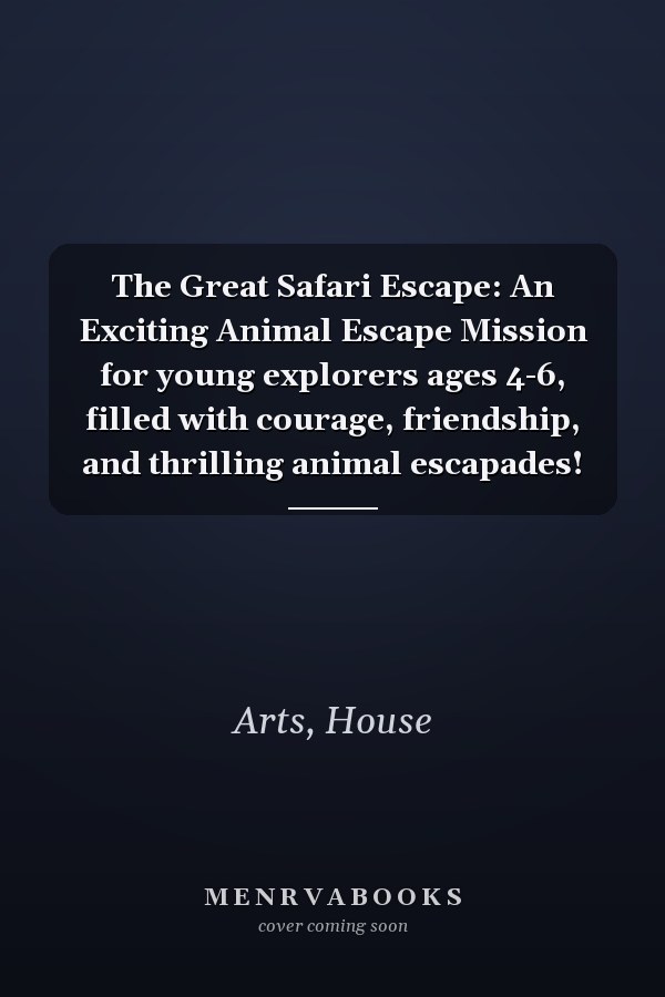 The Great Safari Escape: An Exciting Animal Escape Mission for young explorers ages 4-6, filled with courage, friendship, and thrilling animal escapades!