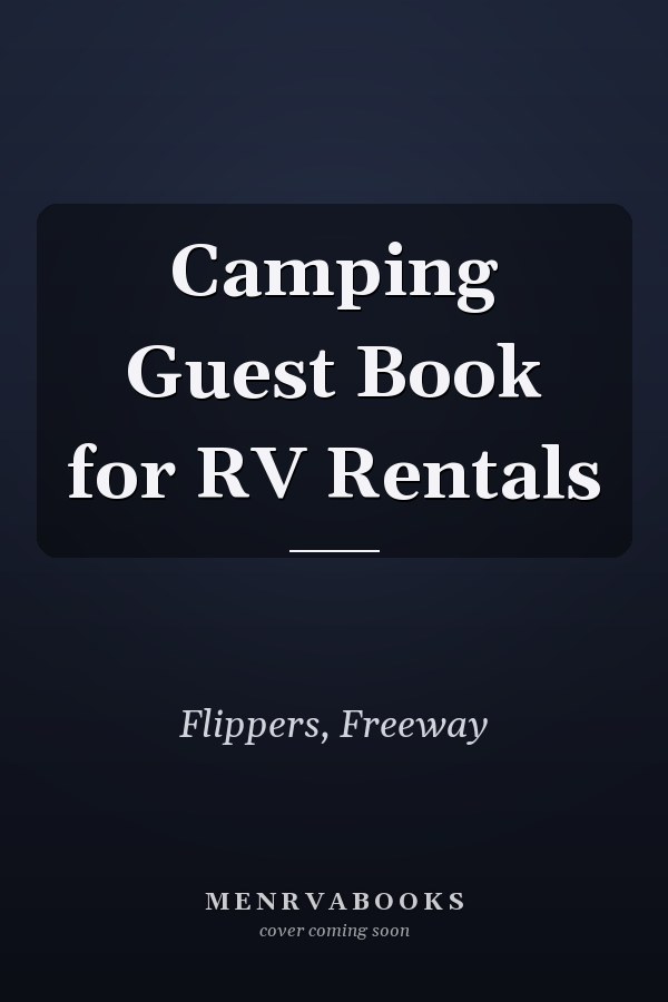 Camping Guest Book for RV Rentals