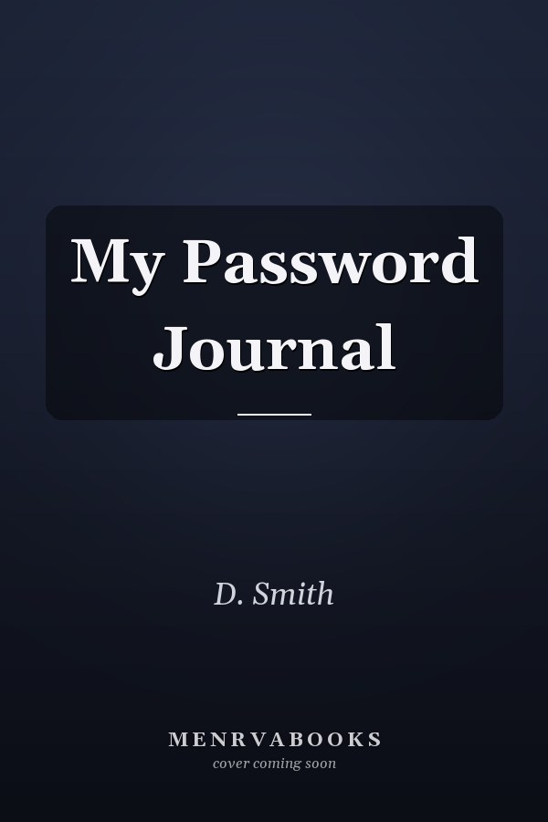 My Password Journal