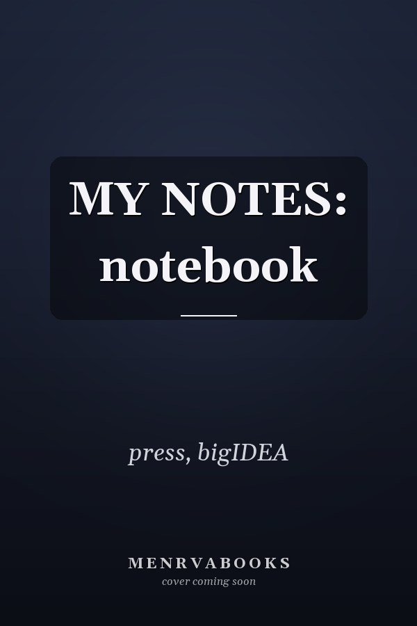 MY NOTES: notebook