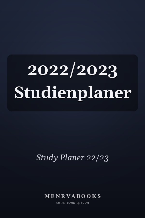 2022/2023 Studienplaner