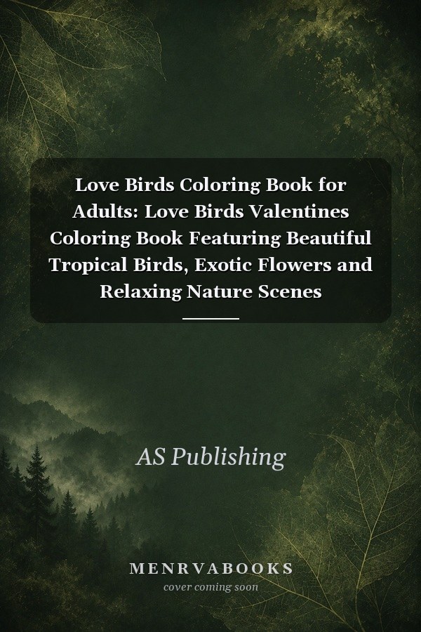 Love Birds Coloring Book for Adults: Love Birds Valentines Coloring Book Featuring Beautiful Tropical Birds, Exotic Flowers and Relaxing Nature Scenes