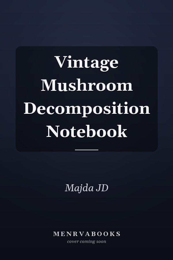 Vintage Mushroom Decomposition Notebook