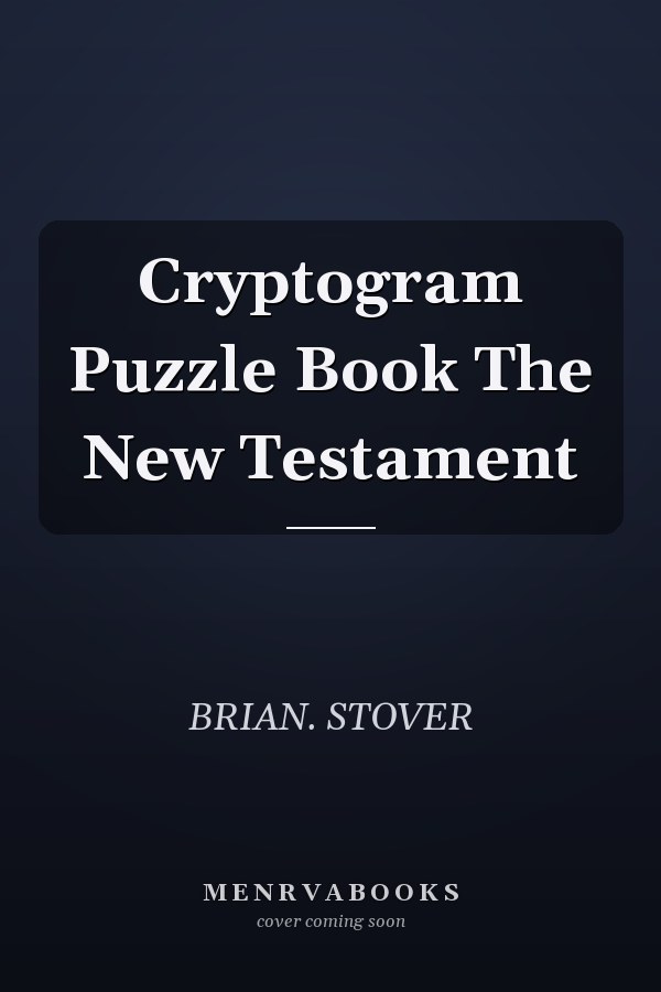 Cryptogram Puzzle Book The New Testament