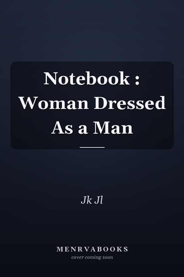 Notebook : Woman Dressed As a Man