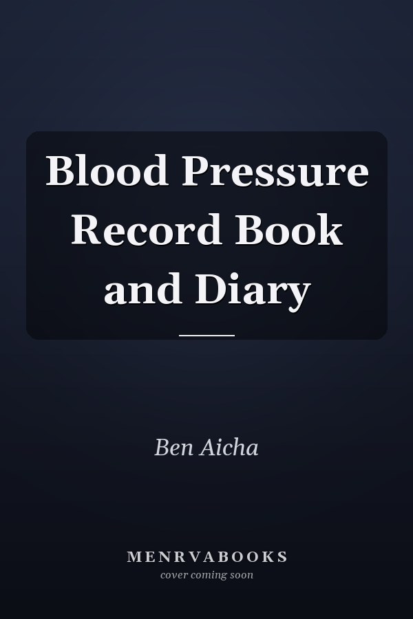 Blood Pressure Record Book and Diary