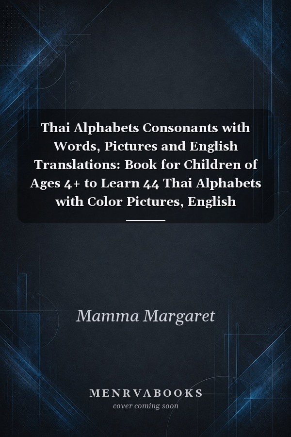 Thai Alphabets Consonants with Words, Pictures and English Translations: Book for Children of Ages 4+ to Learn 44 Thai Alphabets with Color Pictures, English Translations, English Phonetics and Thai Words