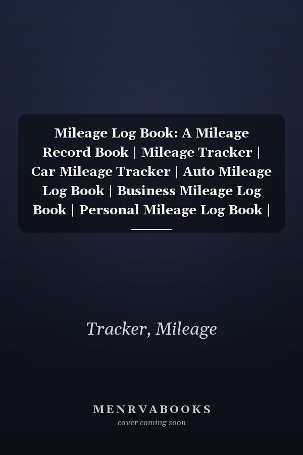 Mileage Log Book: A Mileage Record Book | Mileage Tracker | Car Mileage Tracker | Auto Mileage Log Book | Business Mileage Log Book | Personal Mileage Log Book | Black And Red Leather Look