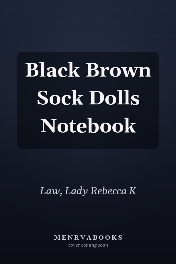 Black Brown Sock Dolls Notebook