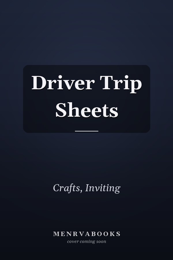 Driver Trip Sheets