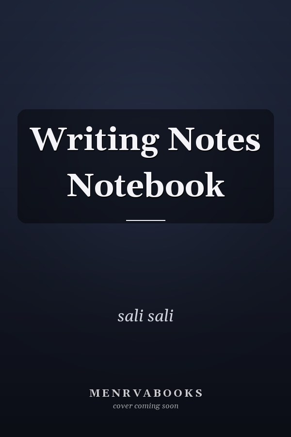 Writing Notes Notebook