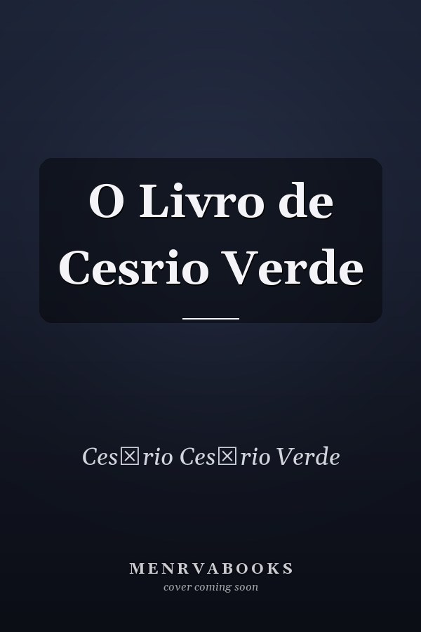 O Livro de Cesrio Verde