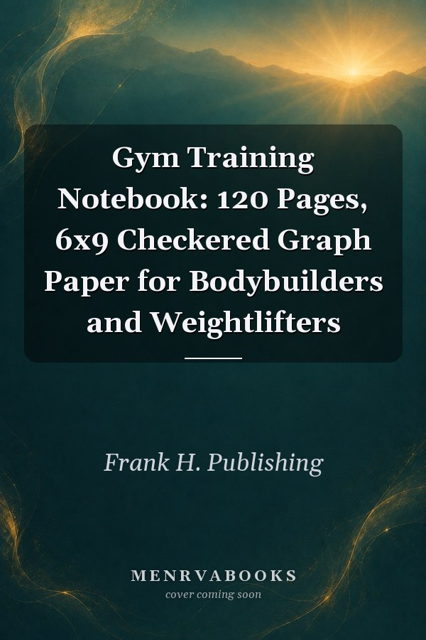 Gym Training Notebook: 120 Pages, 6x9 Checkered Graph Paper for Bodybuilders and Weightlifters