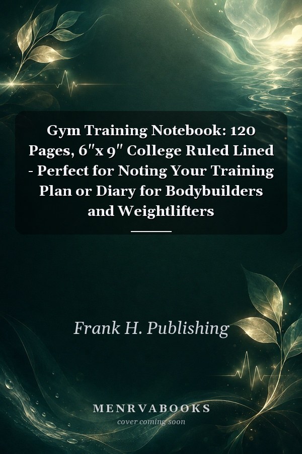 Gym Training Notebook: 120 Pages, 6"x 9" College Ruled Lined - Perfect for Noting Your Training Plan or Diary for Bodybuilders and Weightlifters