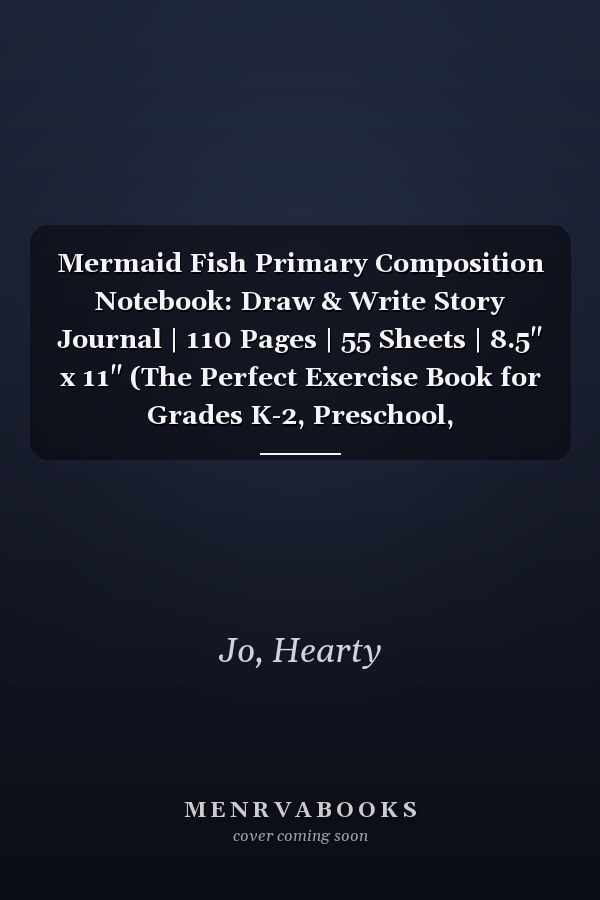 Mermaid Fish Primary Composition Notebook: Draw & Write Story Journal | 110 Pages | 55 Sheets | 8.5" x 11" (The Perfect Exercise Book for Grades K-2, Preschool, Kindergarten, Toddlers, Kids)