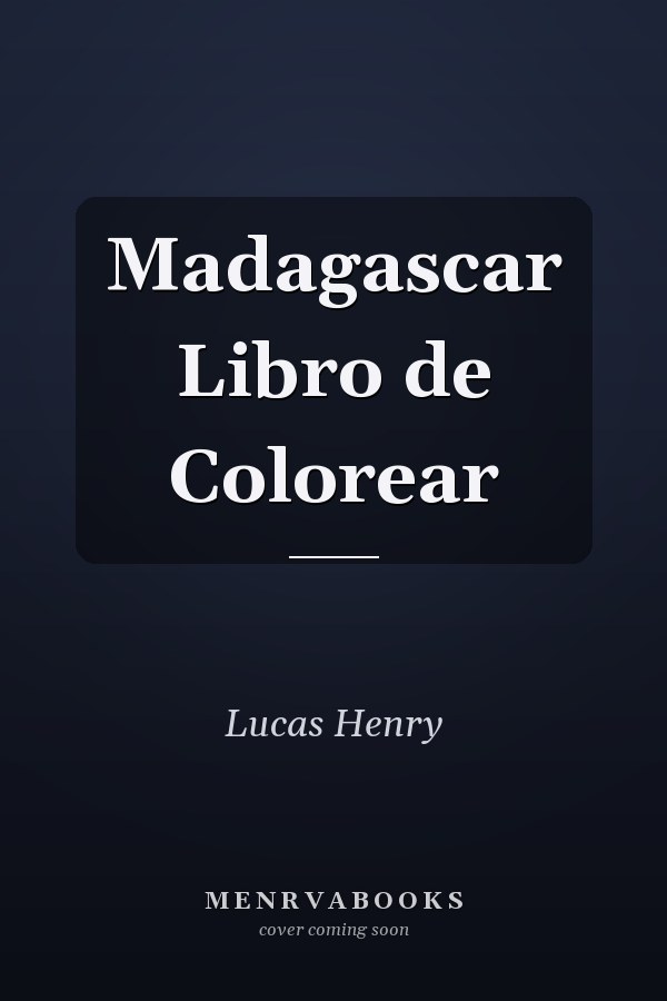 Madagascar Libro de Colorear