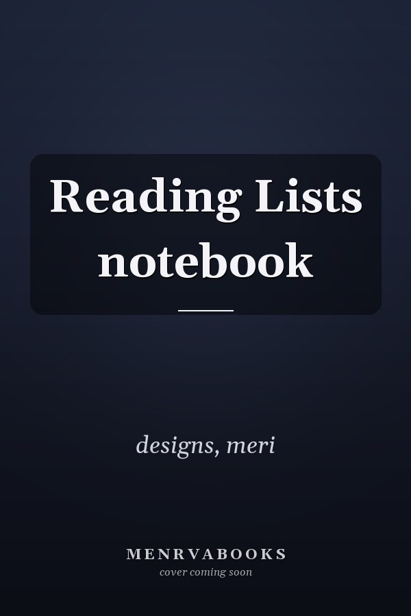Reading Lists notebook