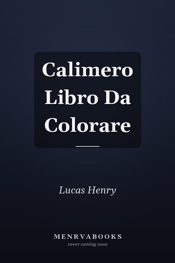 Calimero Libro Da Colorare