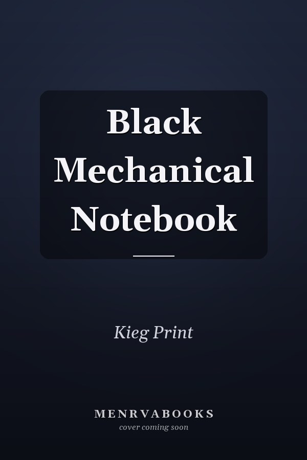 Black Mechanical Notebook