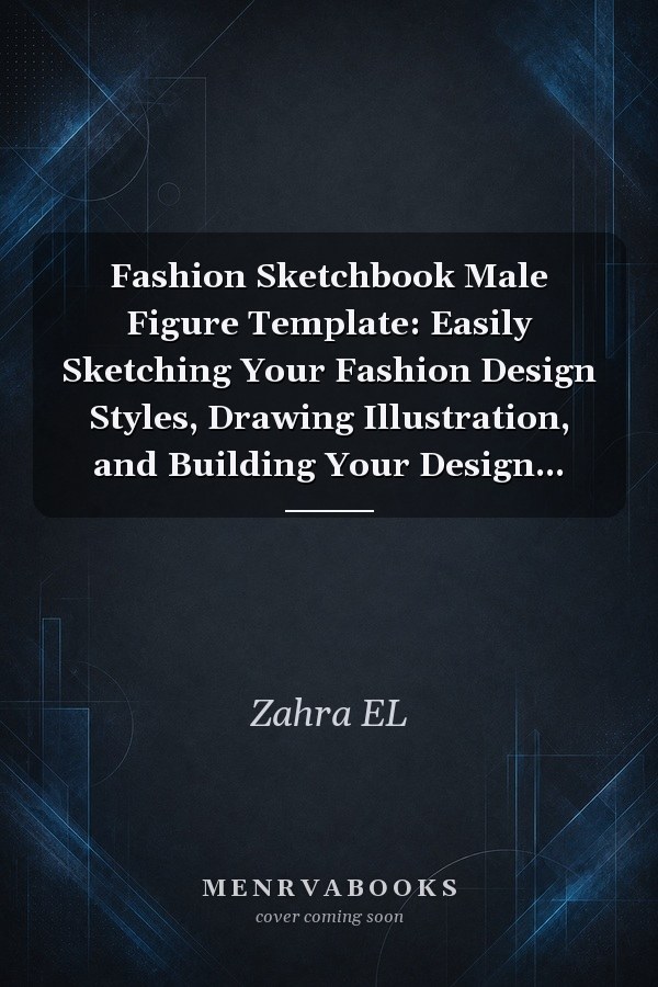 Fashion Sketchbook Male Figure Template: Easily Sketching Your Fashion Design Styles, Drawing Illustration, and Building Your Design...