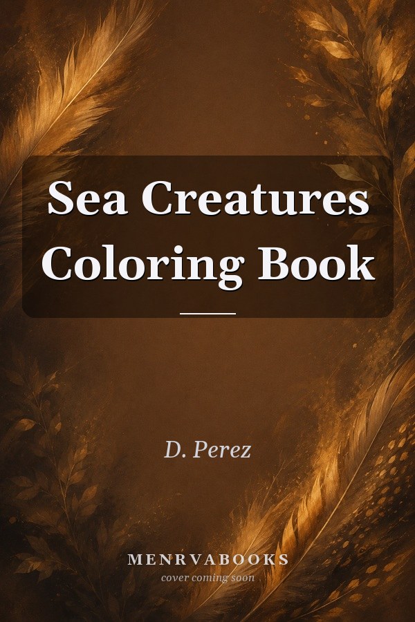 Sea Creatures Coloring Book