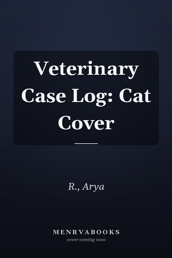 Veterinary Case Log: Cat Cover