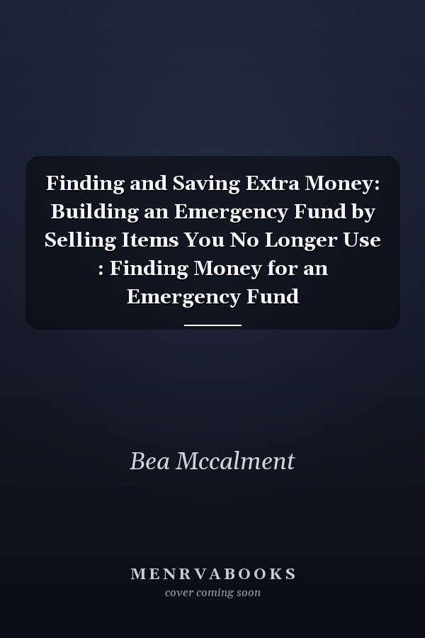 Finding and Saving Extra Money: Building an Emergency Fund by Selling Items You No Longer Use : Finding Money for an Emergency Fund