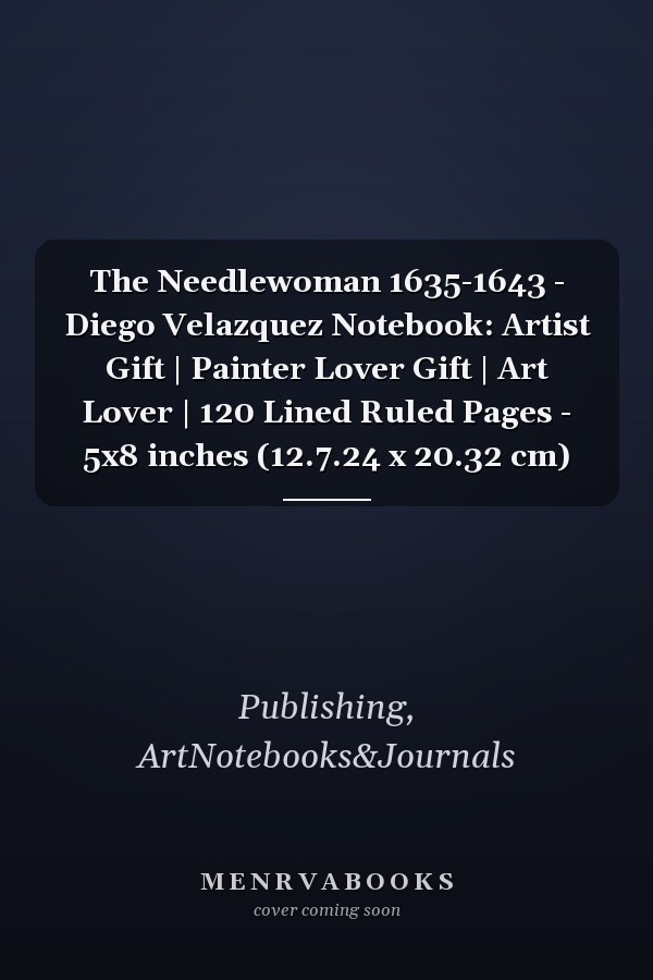 The Needlewoman 1635-1643 - Diego Velazquez Notebook: Artist Gift | Painter Lover Gift | Art Lover | 120 Lined Ruled Pages - 5x8 inches (12.7.24 x 20.32 cm)