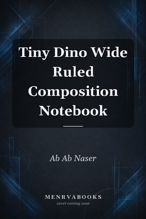 Tiny Dino Wide Ruled Composition Notebook