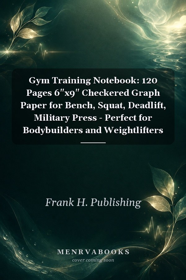 Gym Training Notebook: 120 Pages 6"x9" Checkered Graph Paper for Bench, Squat, Deadlift, Military Press - Perfect for Bodybuilders and Weightlifters