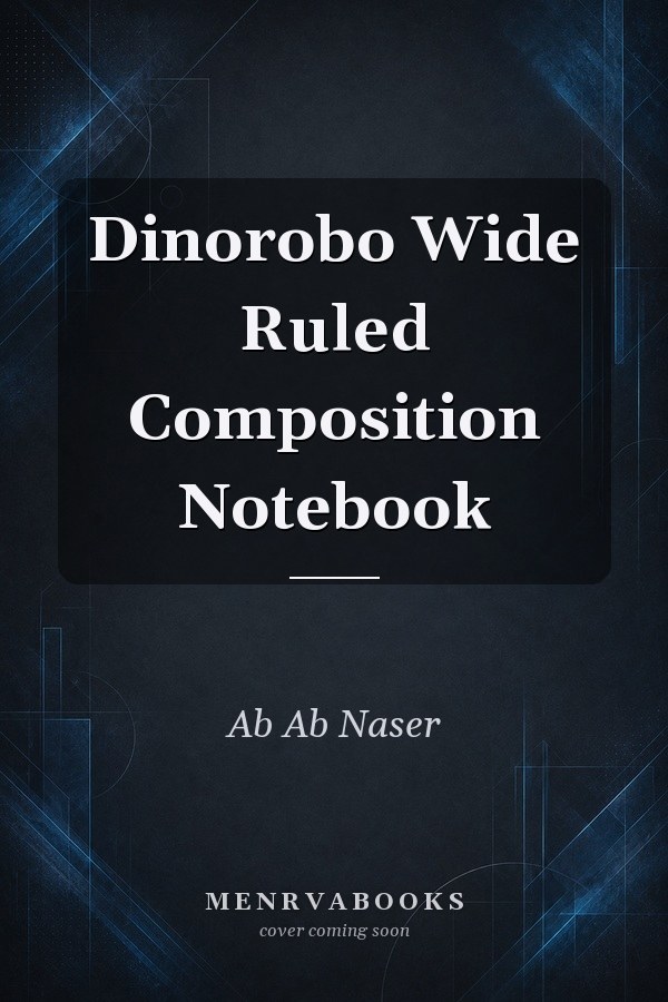 Dinorobo Wide Ruled Composition Notebook
