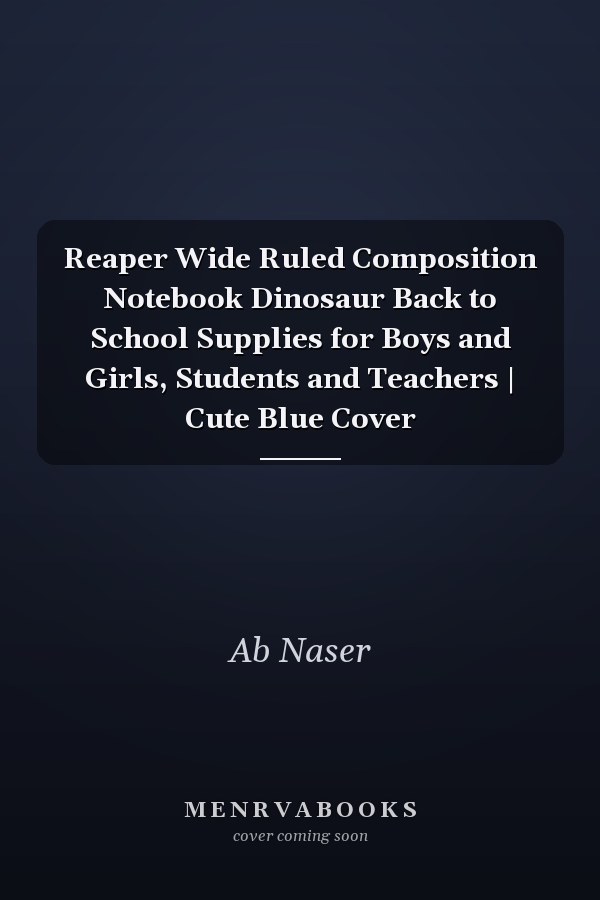 Reaper Wide Ruled Composition Notebook