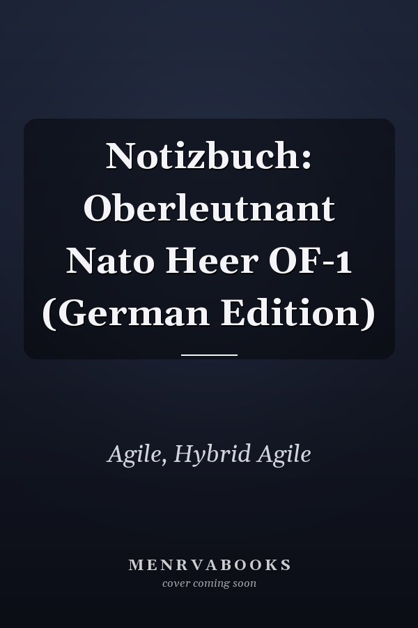 Notizbuch: Oberleutnant Nato Heer OF-1 (German Edition)