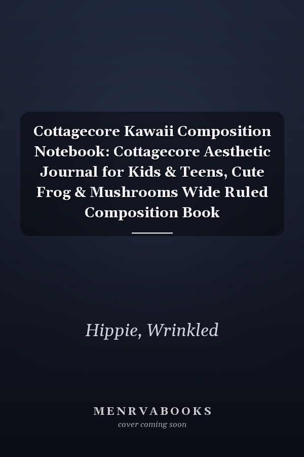 Cottagecore Kawaii Composition Notebook: Cottagecore Aesthetic Journal for Kids & Teens, Cute Frog & Mushrooms Wide Ruled Composition Book