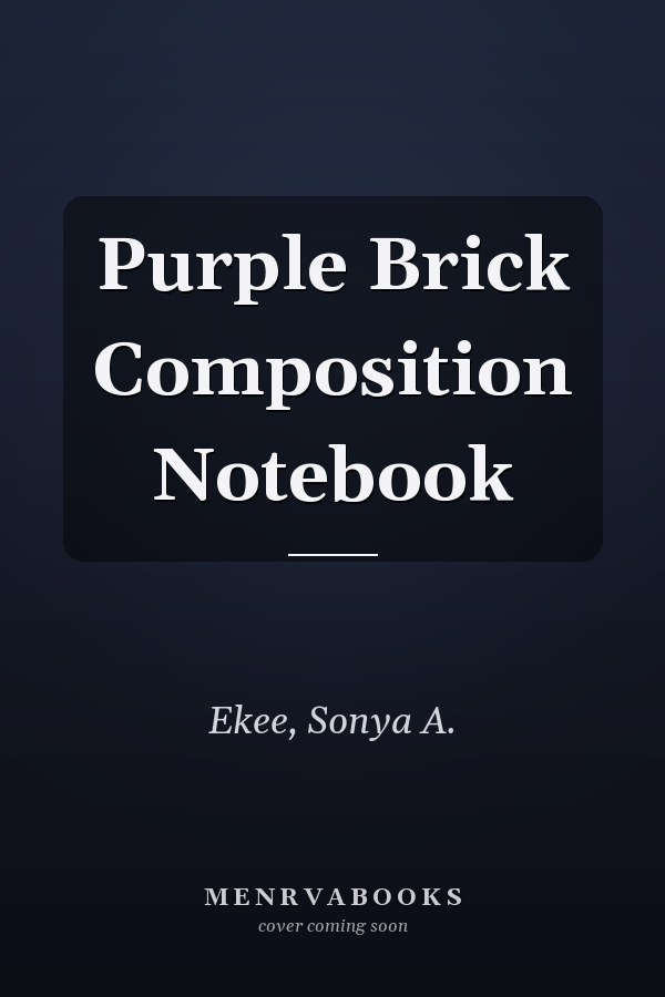 Purple Brick Composition Notebook