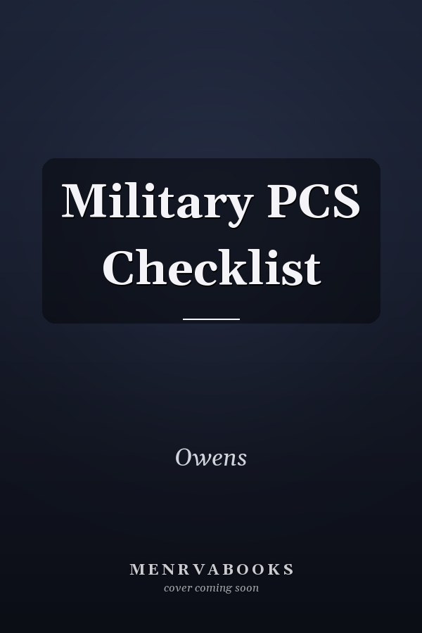 Military PCS Checklist