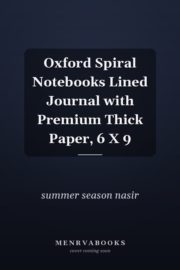 Oxford Spiral Notebooks Lined Journal with Premium Thick Paper, 6 X 9