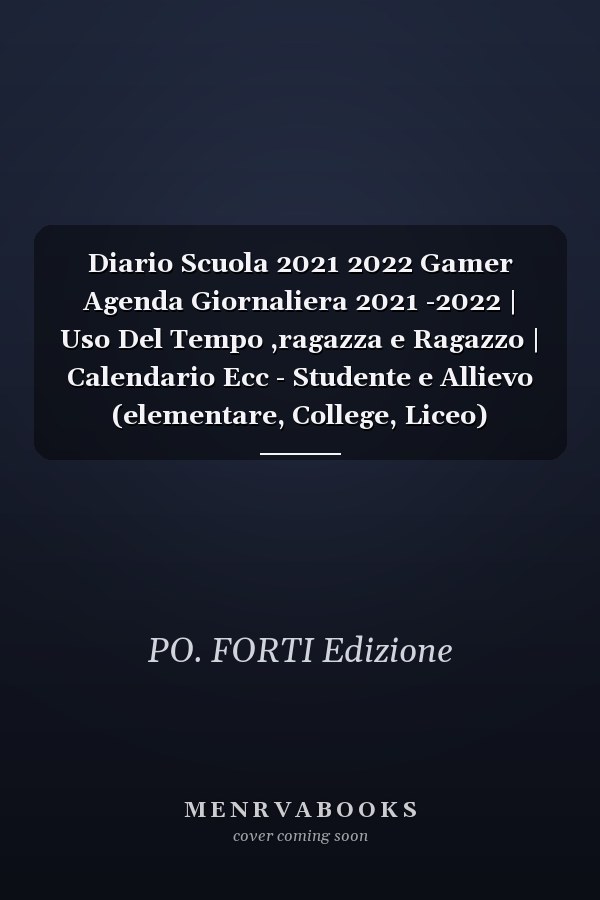 Diario Scuola 2021 2022 Gamer Agenda Giornaliera 2021 -2022 | Uso Del Tempo ,ragazza e Ragazzo | Calendario Ecc - Studente e Allievo (elementare, College, Liceo)
