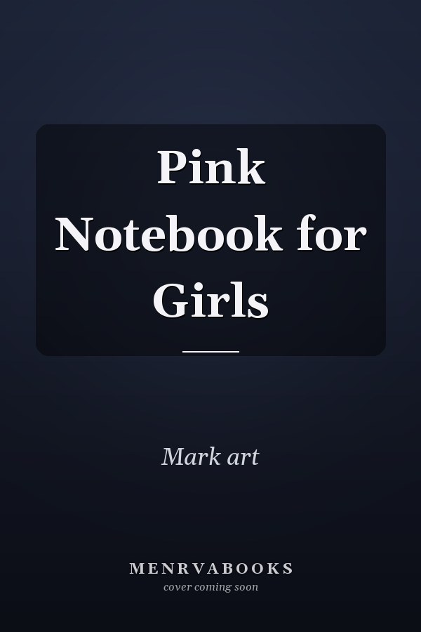 Pink Notebook for Girls