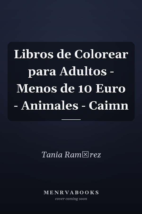 Libros de Colorear para Adultos - Menos de 10 Euro - Animales - Caimn