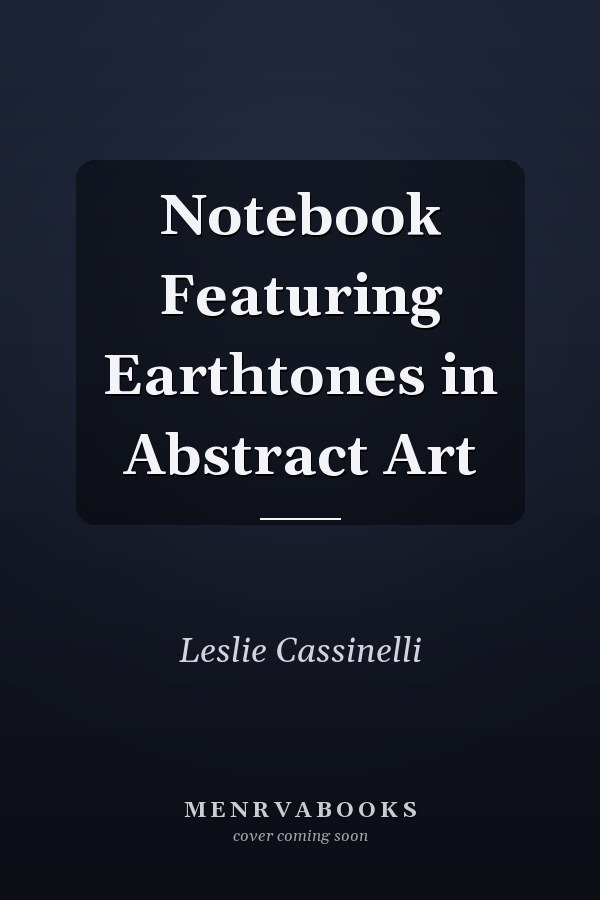 Notebook Featuring Earthtones in Abstract Art