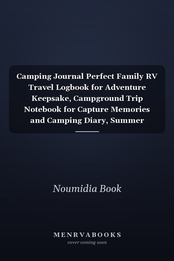 Camping Journal Perfect Family RV Travel Logbook for Adventure Keepsake, Campground Trip Notebook for Capture Memories and Camping Diary, Summer Campsites Log Book Gift Idea for Camper